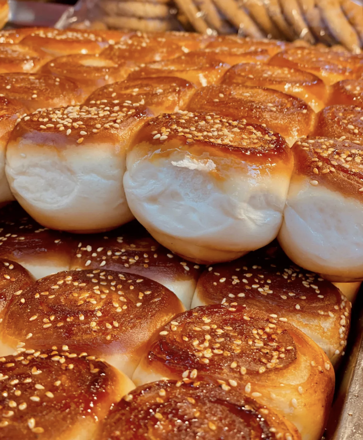 童年记忆式80后美食蜂蜜脆皮面包小馒头5个糕点心松软中早餐零食