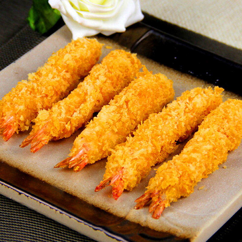 海纳芙蓉虾面包糠虾天妇罗虾日式料理油炸 250g/袋10只