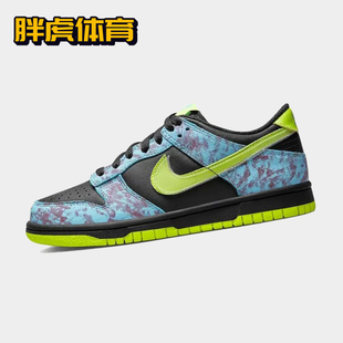 Nike Dunk Low GS 蓝绿色 女子低帮复古休闲运动板鞋 DV1694-900