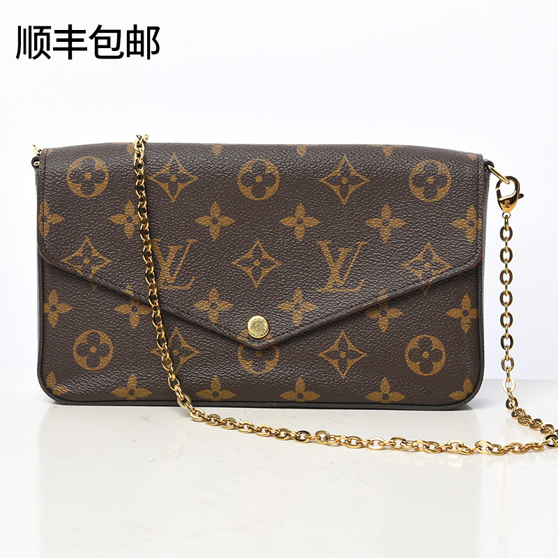 热销lv三合一包_艾淘正品二手lv 中古包vintage小包经典三合一女包