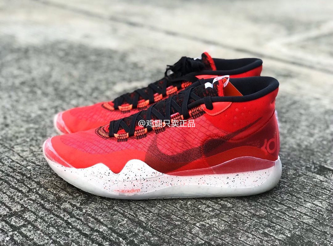 热销kd篮球鞋_nike 耐克 zoom kd12 杜兰特12代大红中国红实战篮球鞋