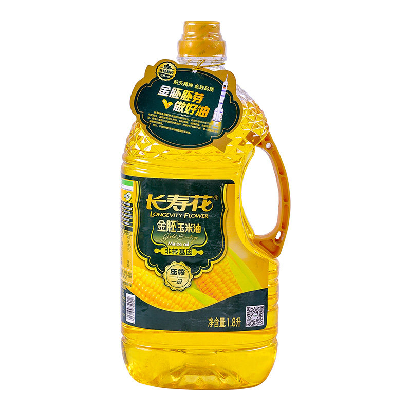 长寿花金胚玉米油 1.8升/瓶