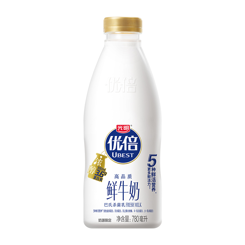 光明优倍高品质鲜牛奶780ml