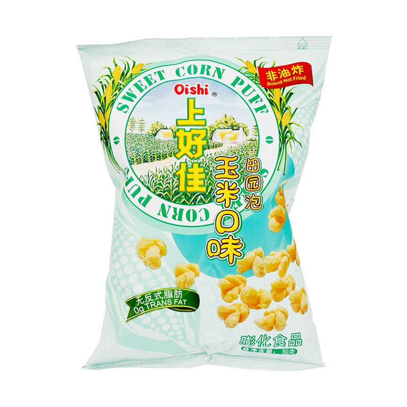 上好佳玉米口味田园泡-特价促销-优惠券领取-价格|多少钱|什么牌子好-