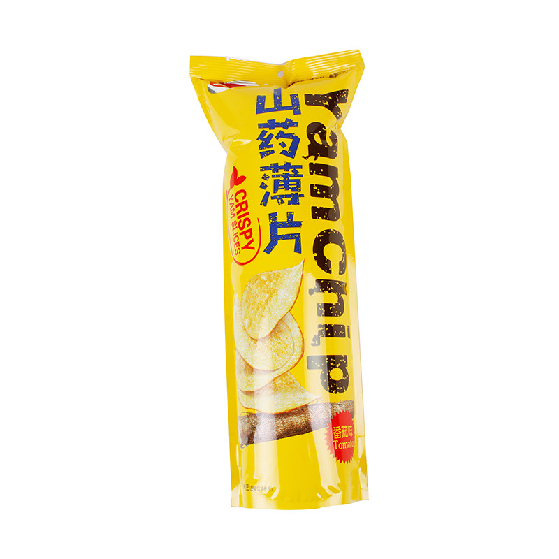 宏途山药薄片山药片番茄味90g网红山药脆片薯片休闲膨化零食小吃