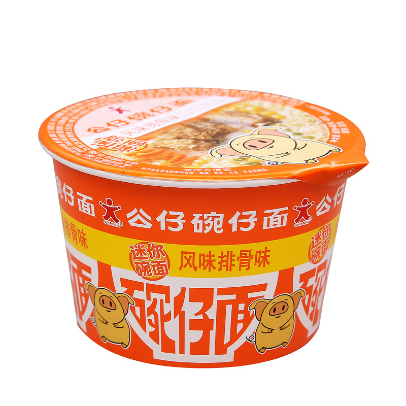 公仔风味排骨碗面 40g/碗