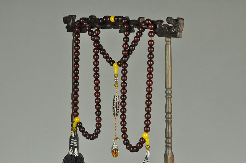 【星云大师款】小叶紫檀 12.4mm 大佛珠 212g 油润细腻