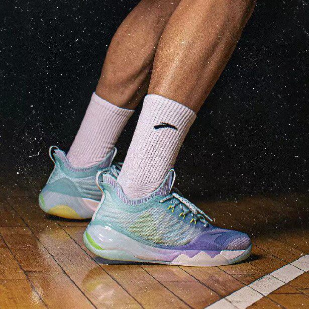 安踏汤普森6代低帮篮球鞋男鞋2021新款kt6 low夏季外场透气实战鞋