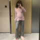 柔软莫代尔月子服薄款孕妇夏季居服家产后喂奶睡衣哺乳家居服套装