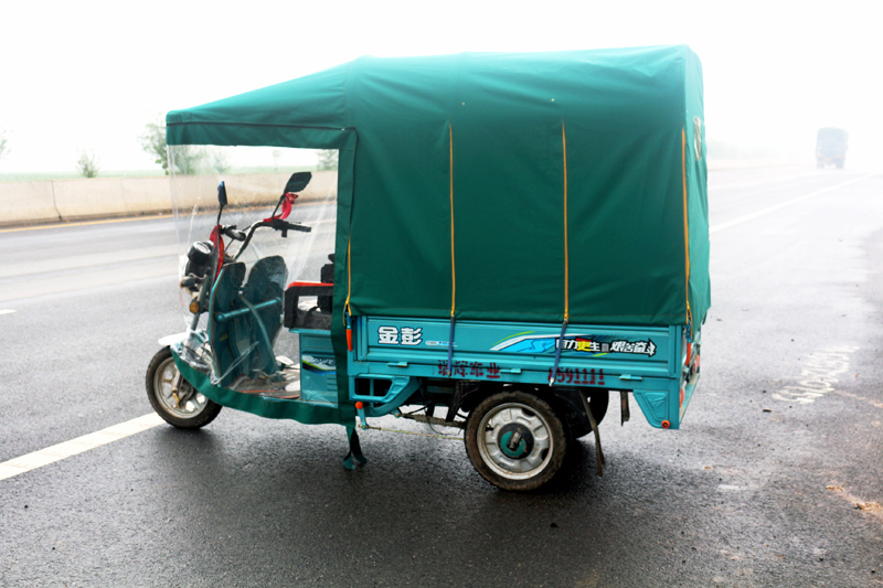 电动三轮车车棚遮阳棚雨棚车篷架和篷布