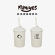 mimiyes周边 | 奶油猫咪可爱保冷保温杯设计师吸管翻盖咖啡水杯子