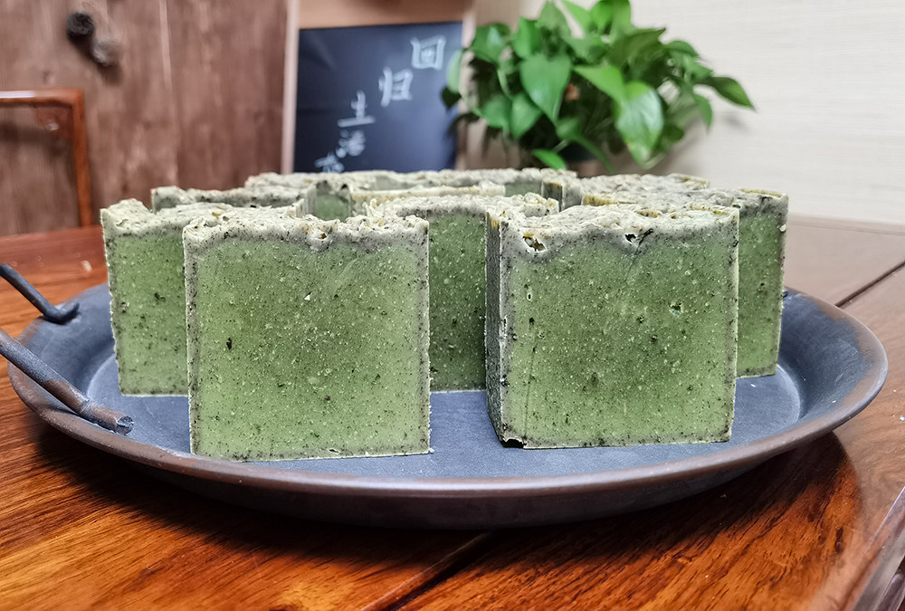 蛇油手工皂洗脸皂天然薄荷洁面皂女深层清洁保湿清爽香皂冷制皂