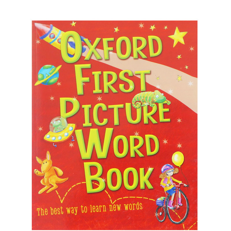 原版现货oxfordfirstpicturewordbook牛津词典幼儿单字图画书4岁