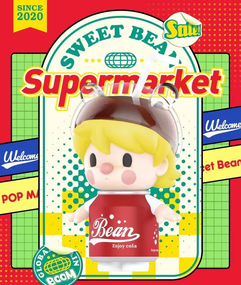 popmart泡泡玛特小甜豆超市系列手办盲盒公仔娃娃摆件确认款现货