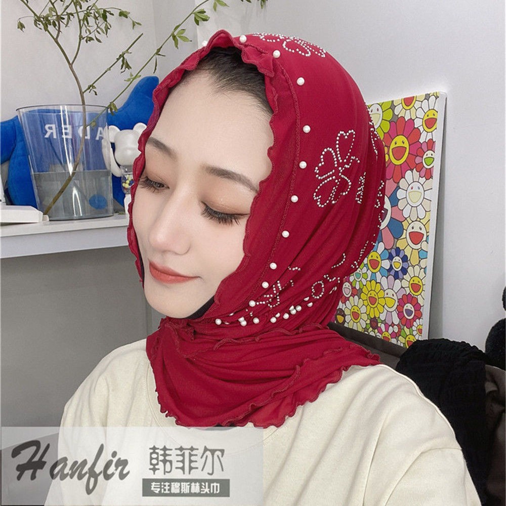 西雅图同款夏季薄款休闲网纱烫钻三角巾穆斯林用品|ruв категории Аксессуары, шарф/шарф/шаль - от Buy2taobao.com для оказания профессиональной услуги покупки агента Taobao