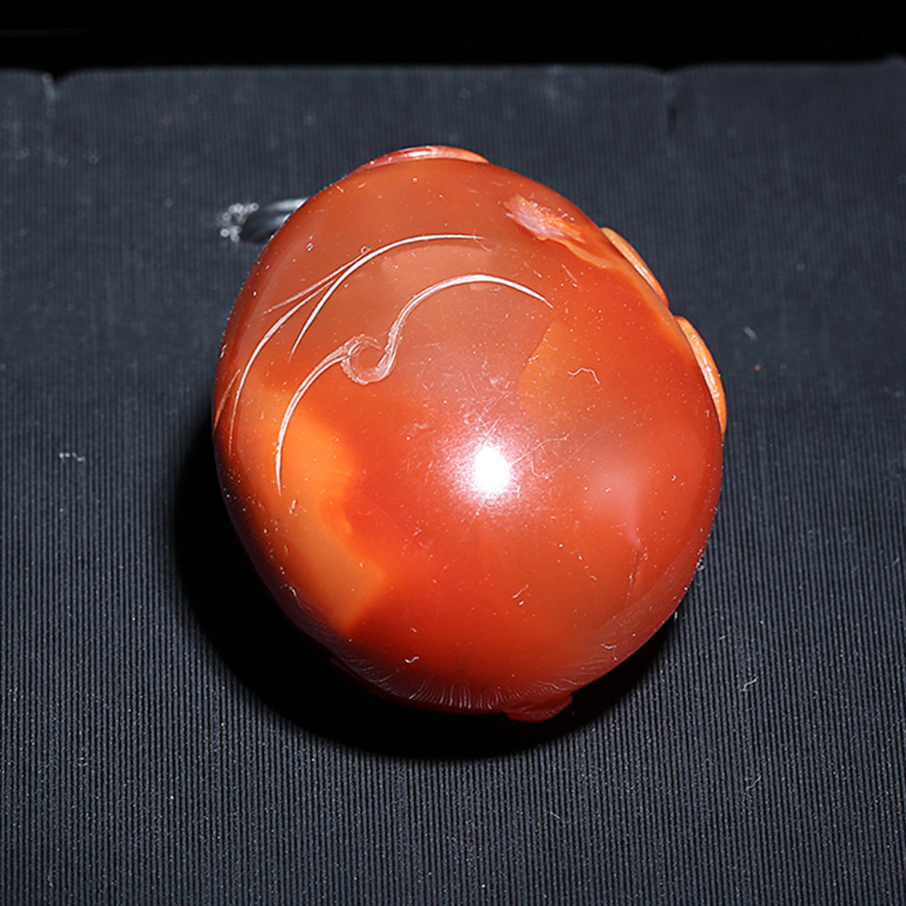 25.88g(不含链) 天然凉山南红玛瑙 石中佛 挂件 n0005