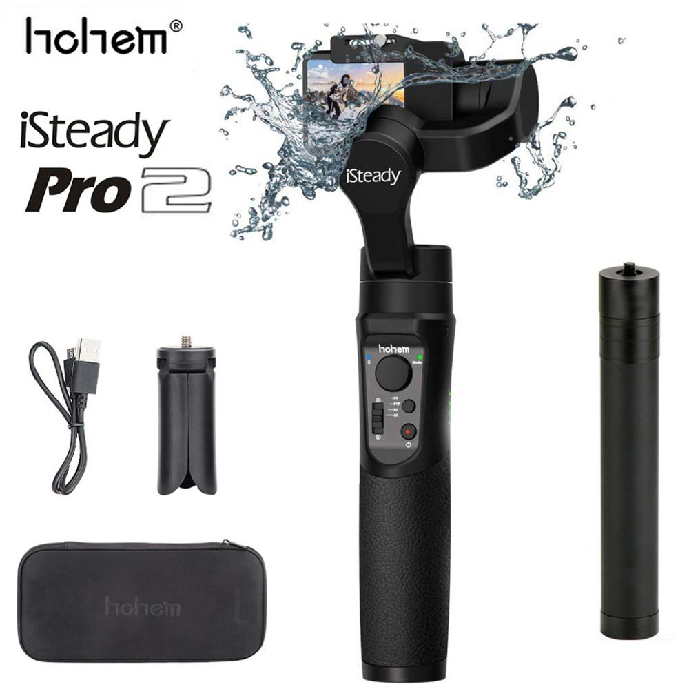 hohem isteady action  gopro action anti-shake stabilizer waterproof handheld gimbal