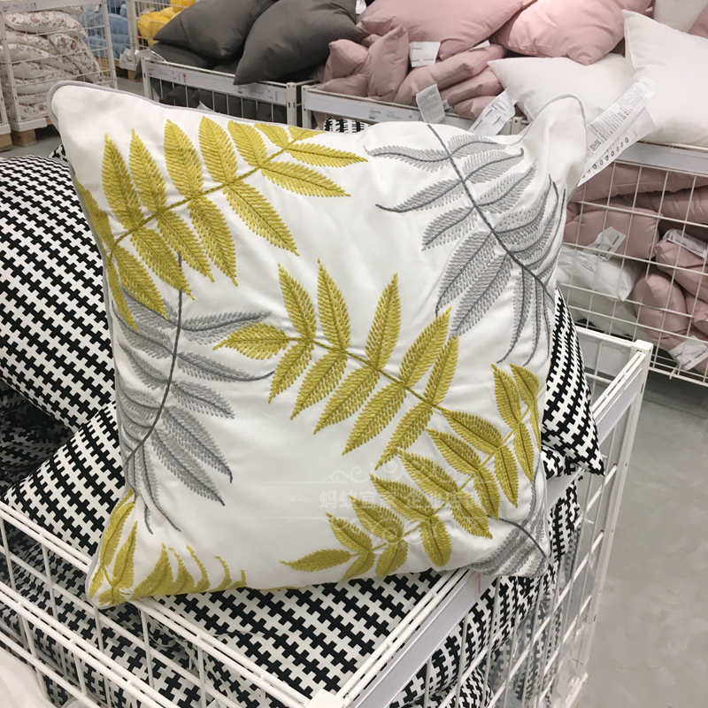 Domestic IKEA Agency purchase Buck Lowe Cushion 50*50 Back cushions Pillow Pillowcase Sofa cushionin the Home Fabric , Pillow/Pillow category - from Buy2taobao.com to provide professional Taobao agent buy service