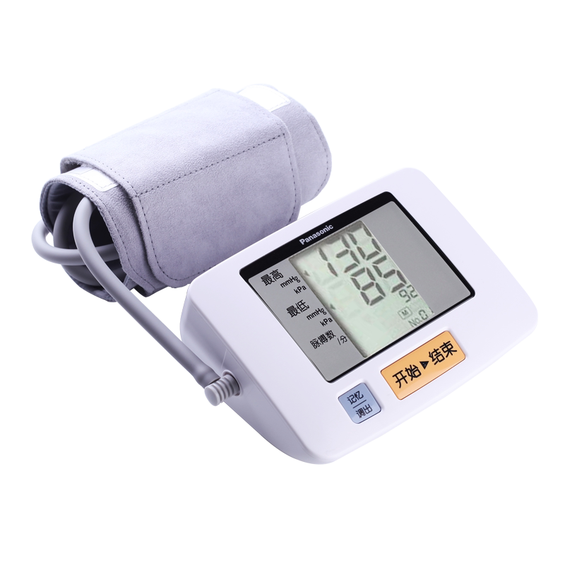 松下血压计家用ew-3106全自动高血压智能台式电子血压测量仪