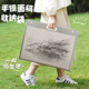 画册收纳册4K手提画册收纳a3文件夹画夹画稿作品集8k画纸绘画美术作品收藏夹海报奖状收集册放儿童画画收纳袋