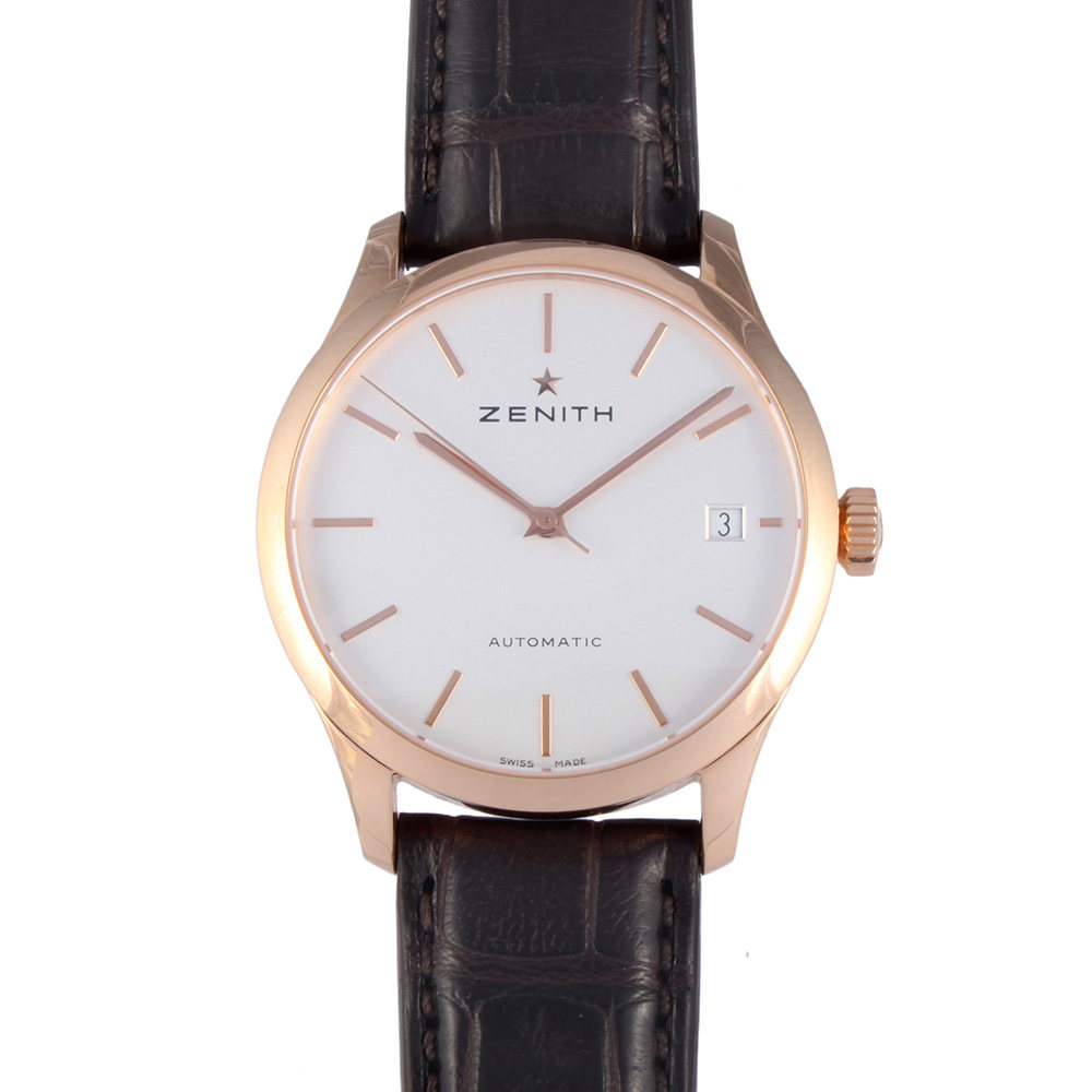[9.5新] zenith/真力时18k玫瑰金 男表