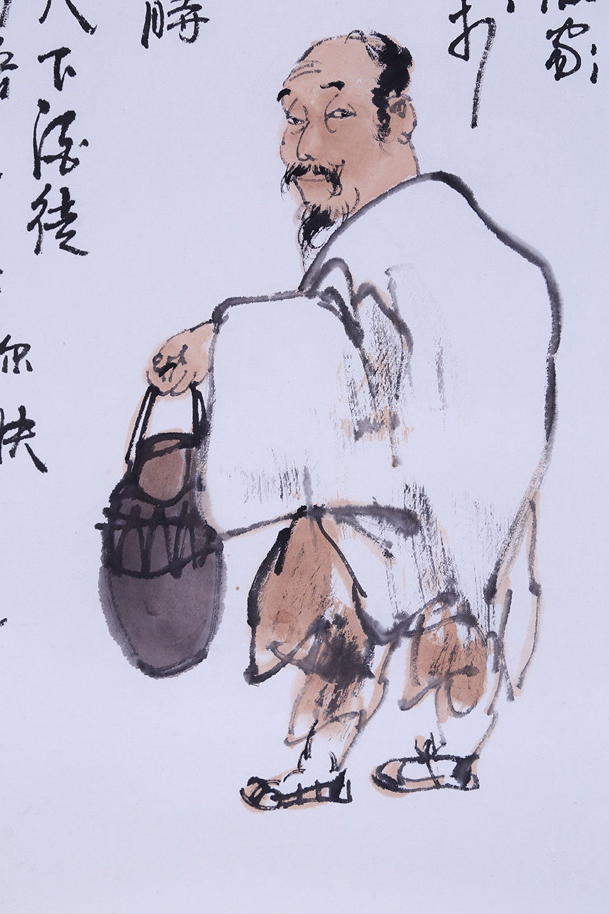 卢沉《沽酒图》