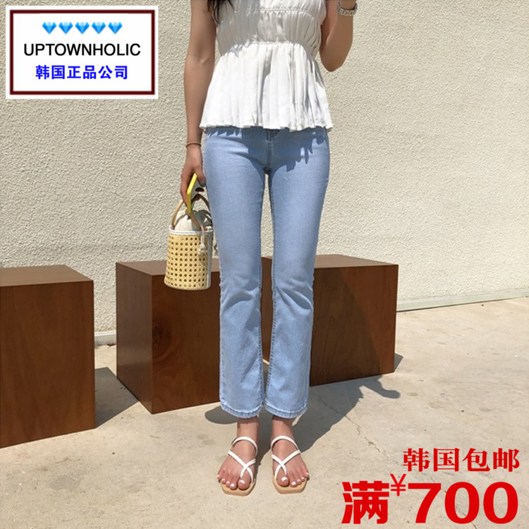 棉混纺露踝牛仔靴型裤 uptownholic韩国正品 P000BCXX|ruв категории Женская одежда, джинсы - от Buy2taobao.com для оказания профессиональной услуги покупки агента Taobao