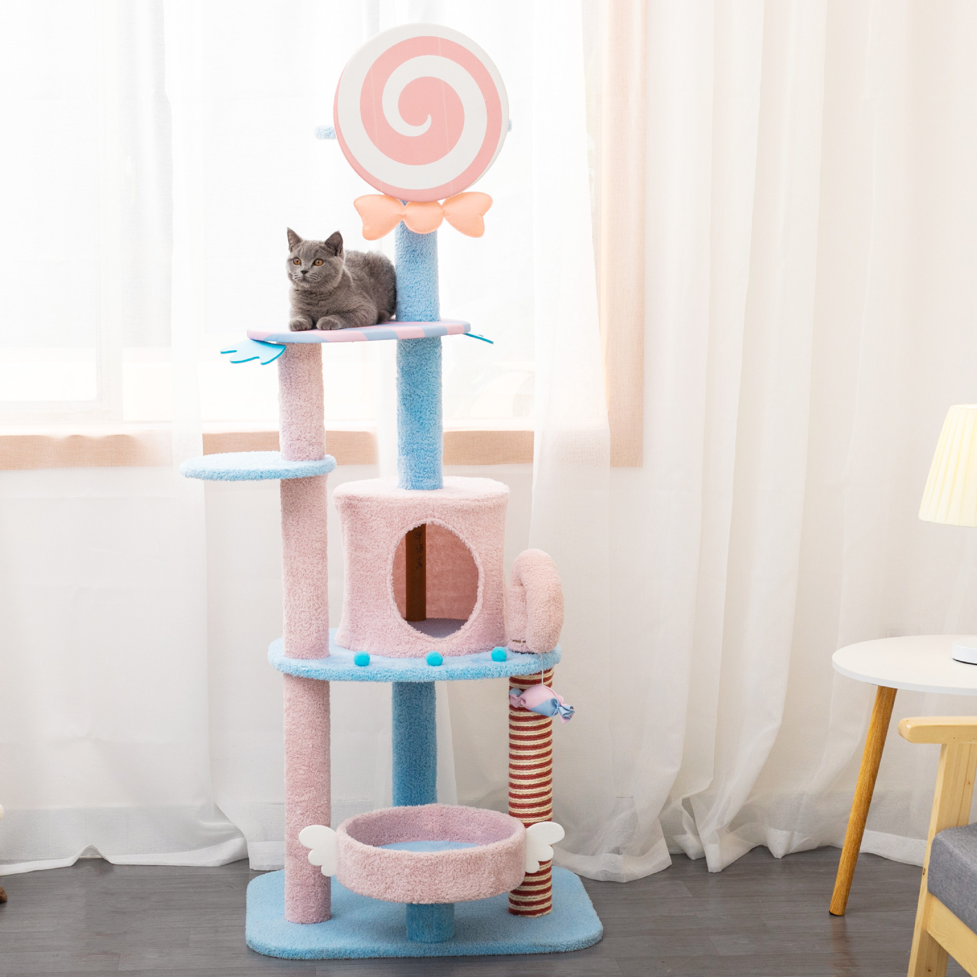 猫爬架猫窝一体猫树大型猫咪用品四季通用小型猫咪架子吉宠时光在类目 宠物/宠物食品及用品, 猫/狗玩具, 猫爬架中 - 来自Buy2taobao.com提供专业的淘宝代购服务