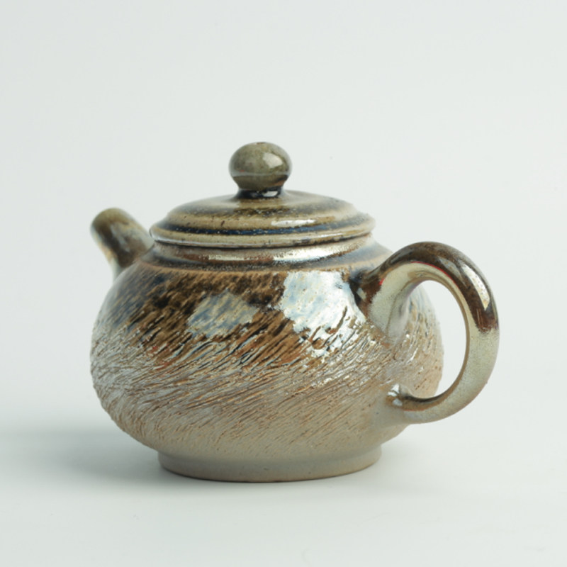 台湾之器手作之美 柴烧落灰冰烟壶 吴永辉