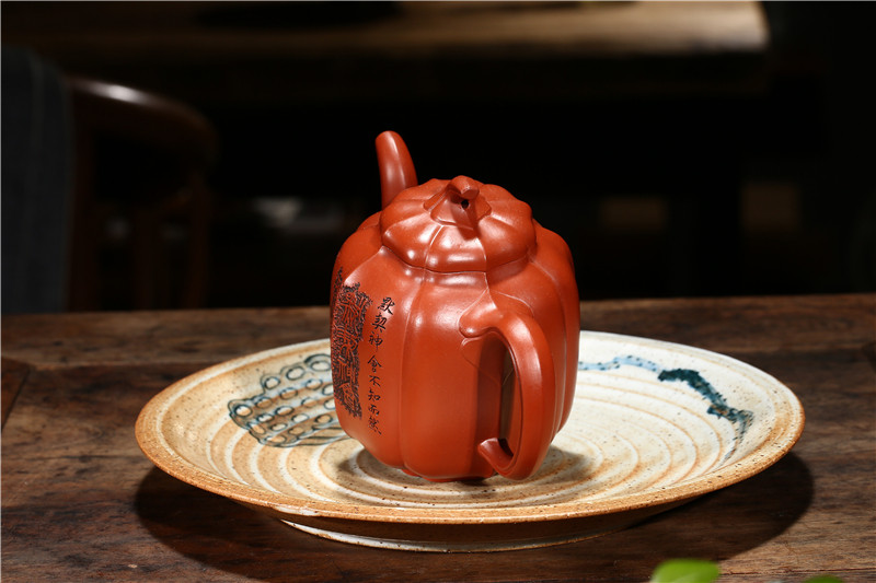 【福临瓜蒂】王余平 全手工制作 工艺美术师 原矿极品朱泥