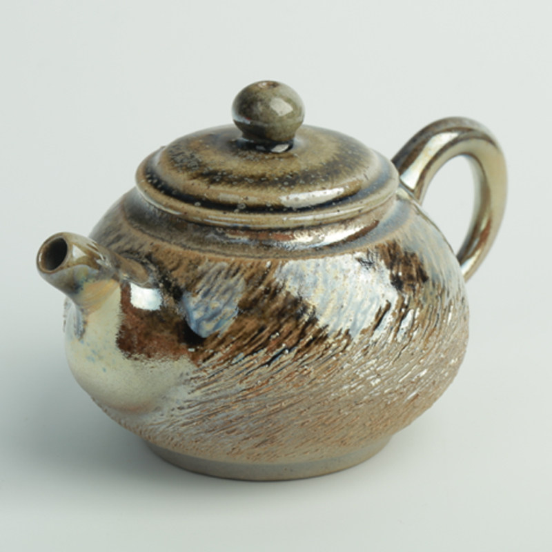 台湾之器手作之美 柴烧落灰冰烟壶 吴永辉