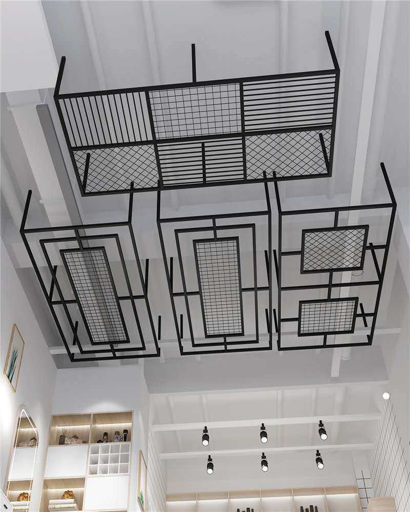 铁丝网架工业风屏风镂空隔断墙背景墙吊顶入户装饰已售11新品淘宝￥4