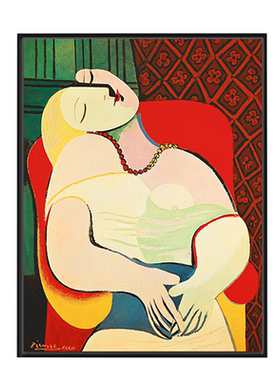 印象派艺术画梦名画毕加索玄关油画