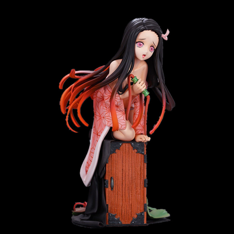 鬼灭之刃gk优米yomi灶门豆子箱子娘跪国产手办