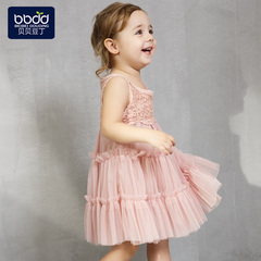 女童连衣裙夏蕾丝儿童公主裙韩版婴儿裙子夏0-1岁宝宝夏装女1-3岁