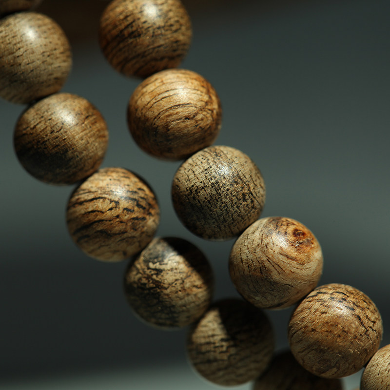 天然老料达拉干沉香6mm【百八金刚沉香手串】香韵一流 品相非常赞