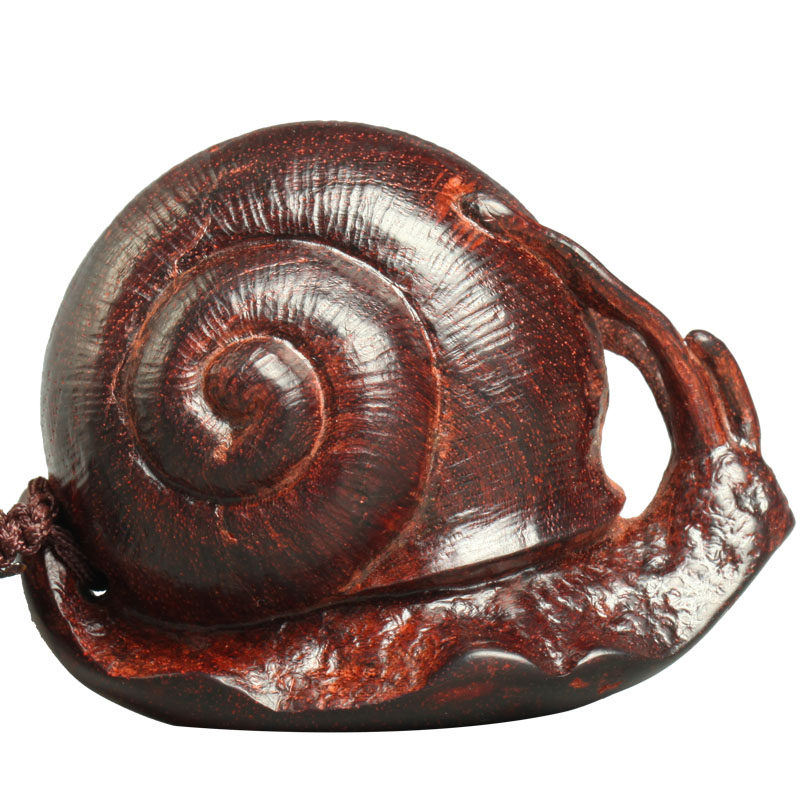 印度小叶紫檀把玩件【安居乐业】雕工细腻入微 栩栩如生 寓意积极