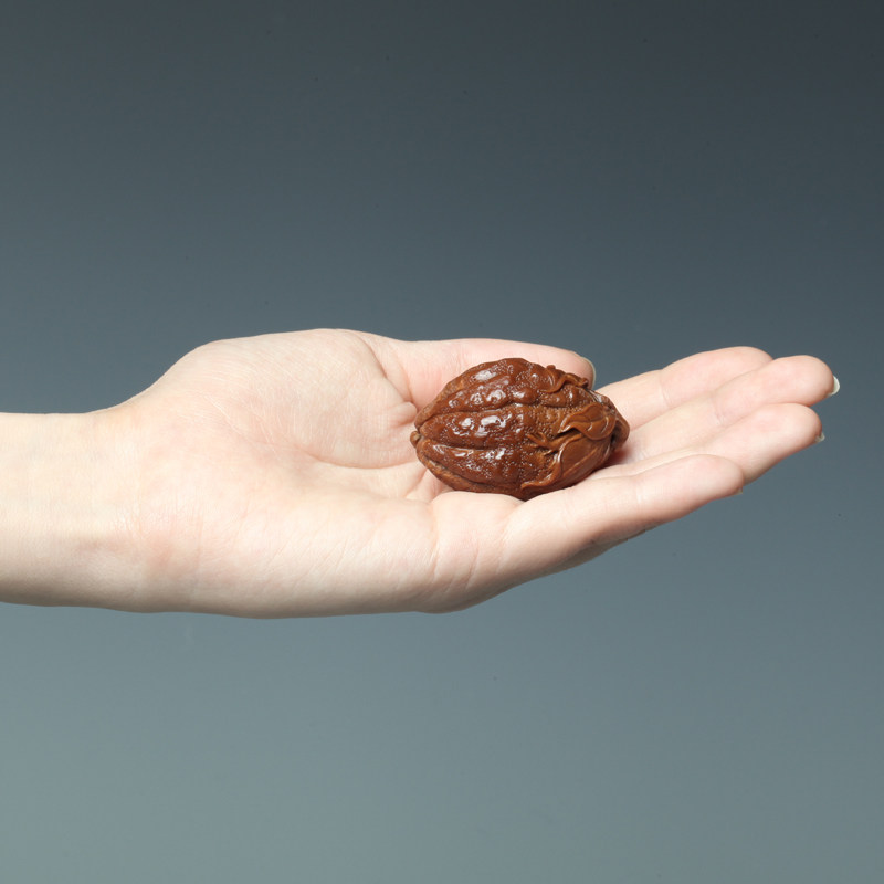 陈步池橄榄核雕【佛手】印尼榄核手把件 手工雕刻 雕工精湛