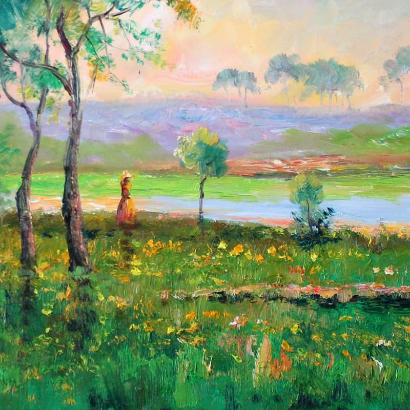 高元《初夏#1》原创布面油彩