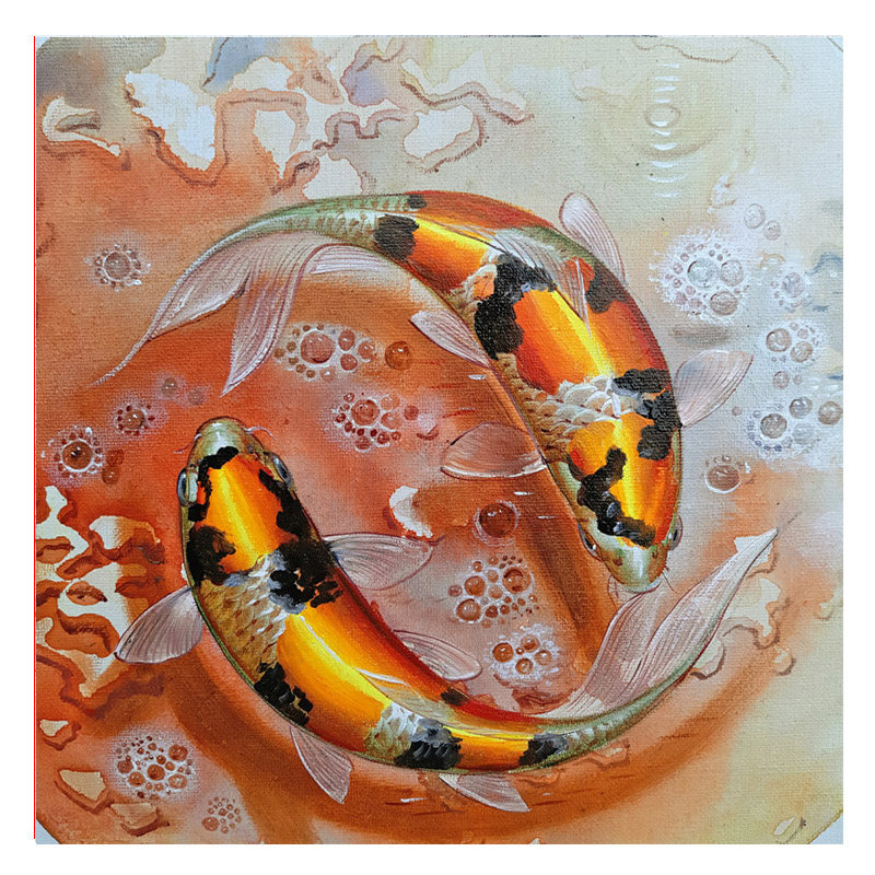 【双十二】 吴文健 《相濡以沫》画鱼名家