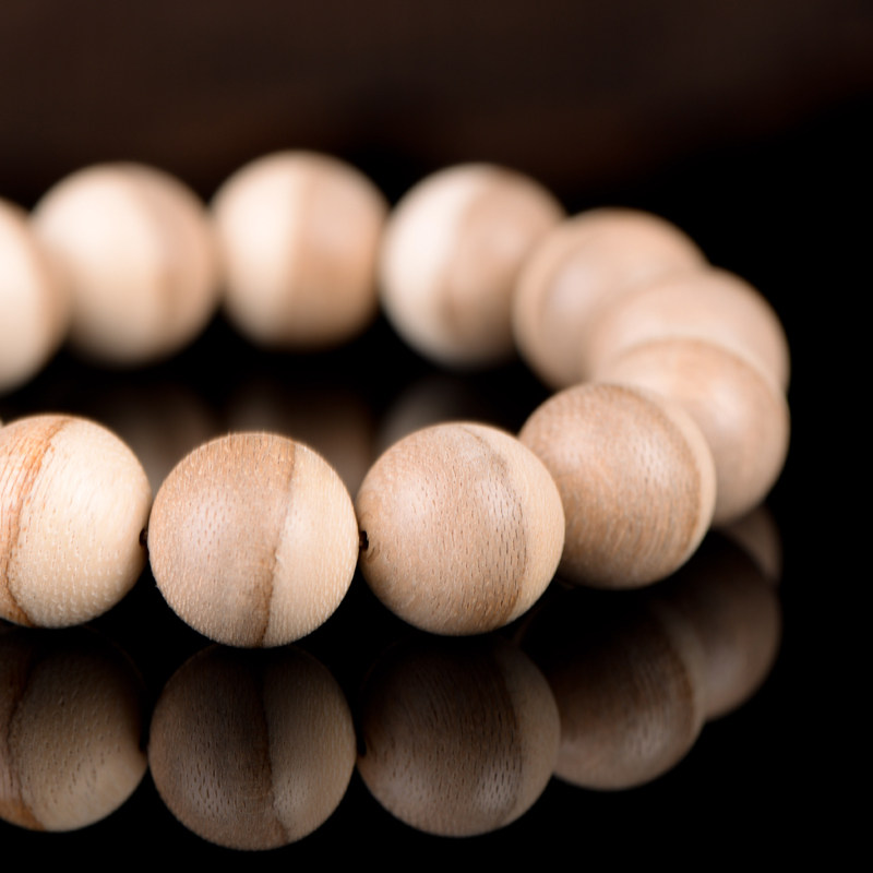 木香阁精品沉香(白木香)0594 马来西亚沉香16mm手珠 淡香味
