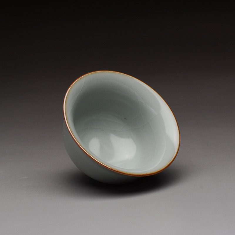 陶艺家李善明善窑正品善隐汝窑茶具陶瓷功夫茶杯主人杯玛雅杯_7折现价