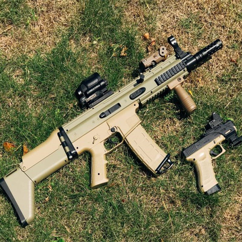 锦明scar水弹枪下供弹连发电动成人真人cs水蛋抢儿童玩具枪可发射