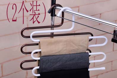 包郵鐵藝S型多層褲架多功能衣架服裝店收納挂褲貨架衣服架子現貨在類目 收納整理, 衣物洗/曬/護理用具, 褲架中 - 來自Buy2taobao.com提供專業的淘寶代購服務