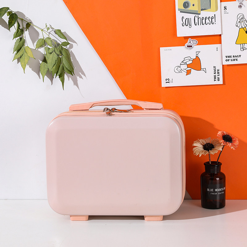 韩版迷你ins12寸化妆手提箱女小型行李箱旅行过夜洗漱包私人定制