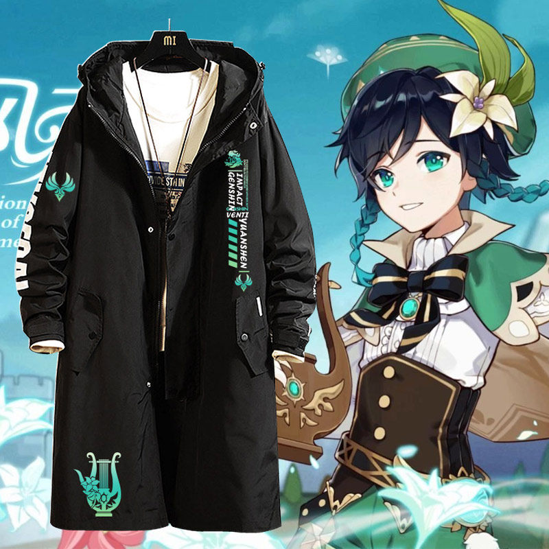 服装运动风衣更新时间:2023年10月12日原神风神温迪游戏人物周边连帽