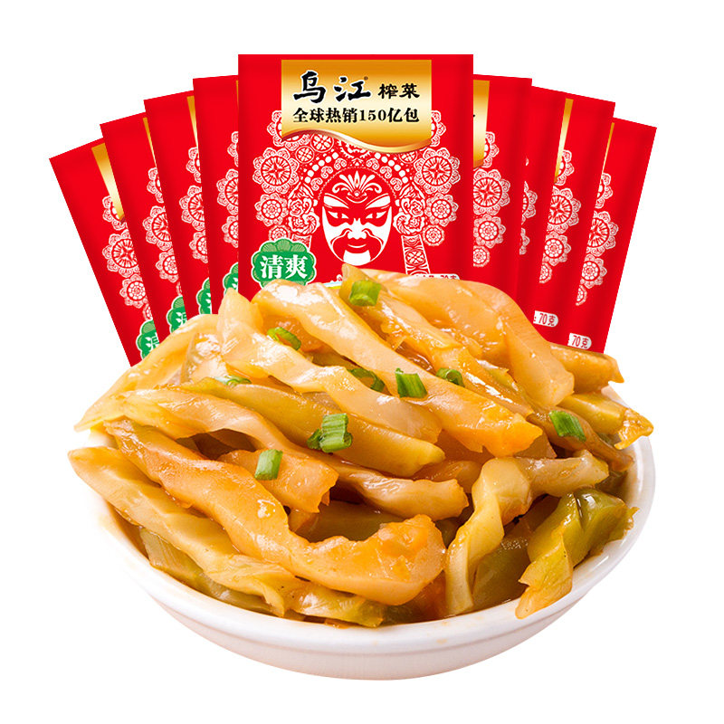 巴蜀留香第一店的优惠券大全—包邮正宗涪陵榨菜乌江榨菜鲜脆菜丝70g