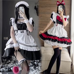 洛丽塔二次元女仆装cos可爱女佣女装大佬lolita连衣裙cosplay服装