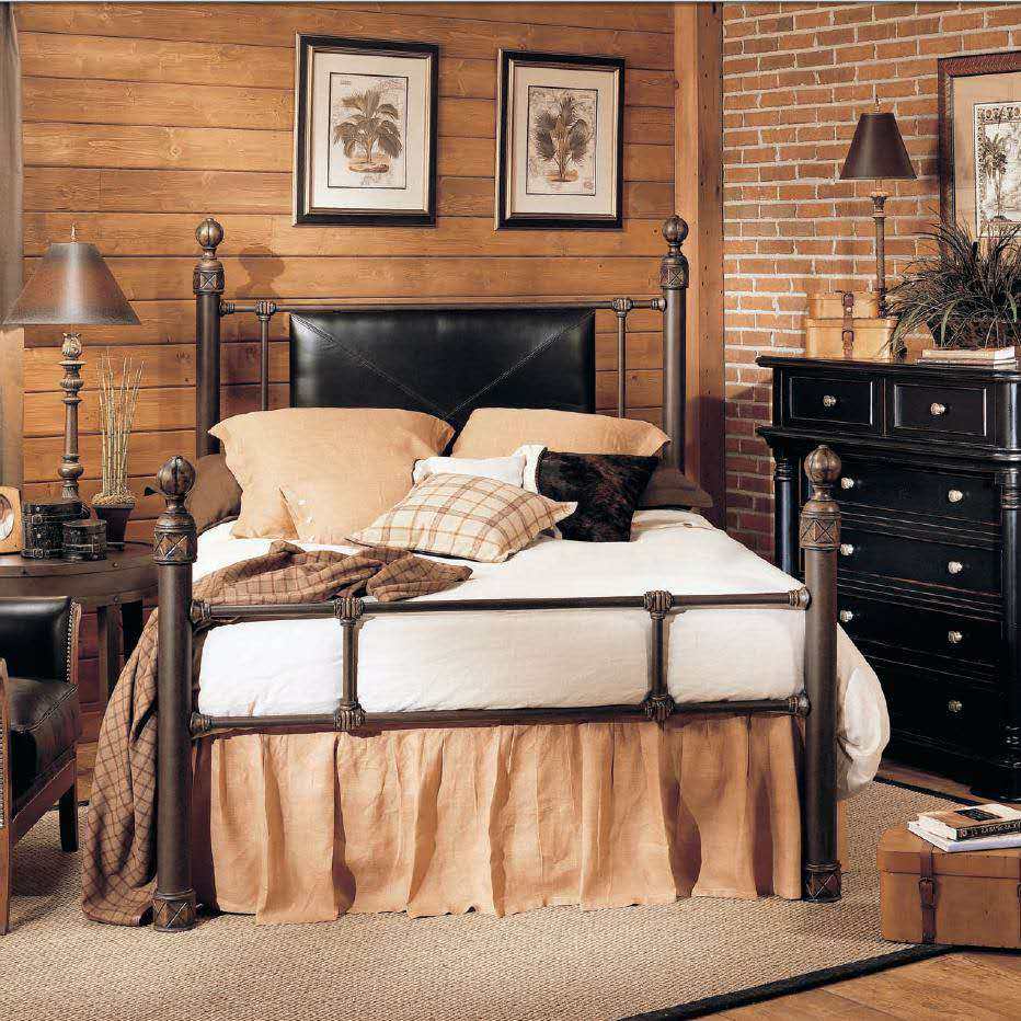 北欧复古铁艺床 现代简约铁床1.2单人双人床架单身公寓床1.51.8床