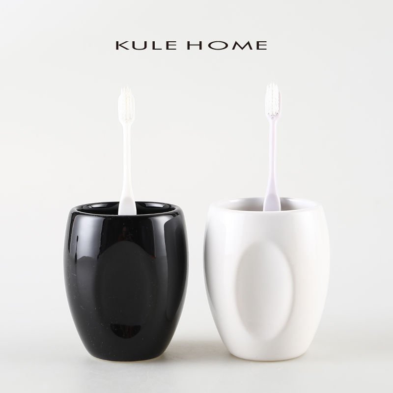 KULE HOME 陶瓷漱口杯情侣